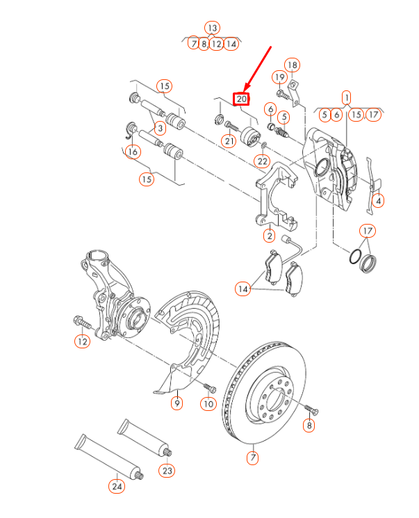 NEW VOLKSWAGEN PASSAT B6 FRONT WHEEL BALANCE WEIGHT 1K0615409 ORIGINAL