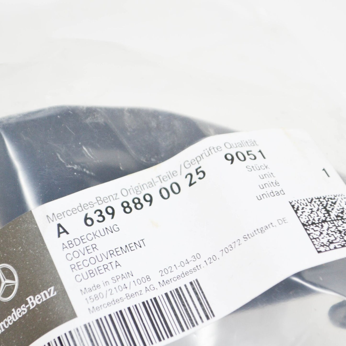 NEW MERCEDES-BENZ VITO W447 REAR SIDE PANELING COVER A63988900259051 ORIGINAL