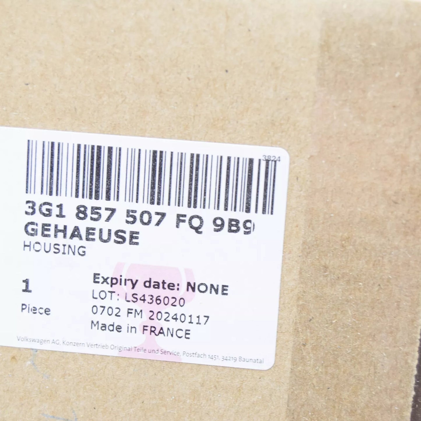 NEW VW PASSAT B8 3G FRONT LEFT SIDE WING MIRROR LHD 3G1857507FQ9B9 ORIGINAL