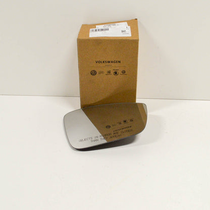 NEW VOLKSWAGEN JETTA MK6 FRONT RIGHT DOOR MIRROR HEATED GLASS 5C6857522K