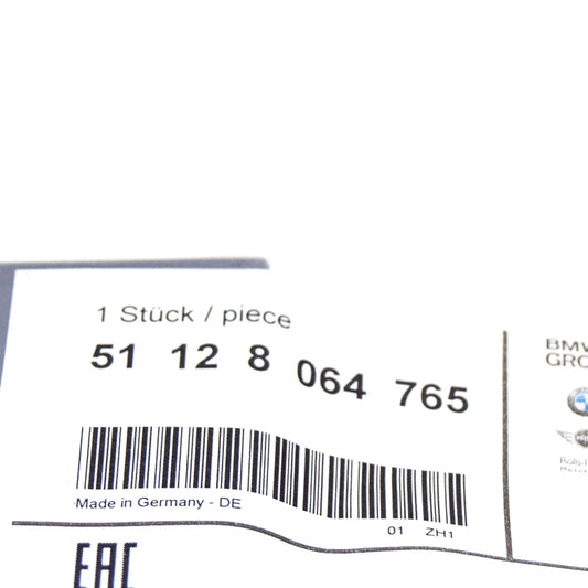 NEW BMW 7 G11 G12 REAR BUMPER TOW HOOK EYE CAP COVER M 51128064765 ORIGINAL