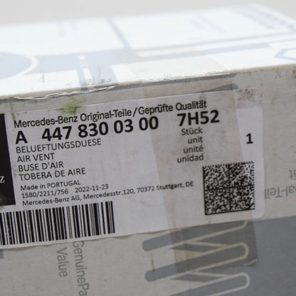 NEW MERCEDES-BENZ VITO W447 REAR RIGHT ROOF AIR NOZZLE A44783003007H52 ORIGINAL