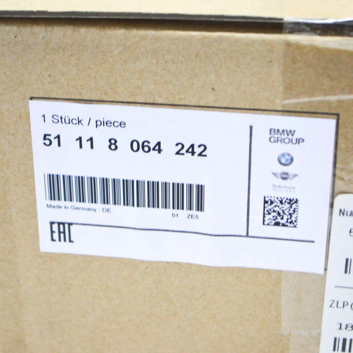 NEW BMW 2 F45 RIGHT FOG LIGHT M CLOSED GRILLE 51118064242 8064242 ORIGINAL