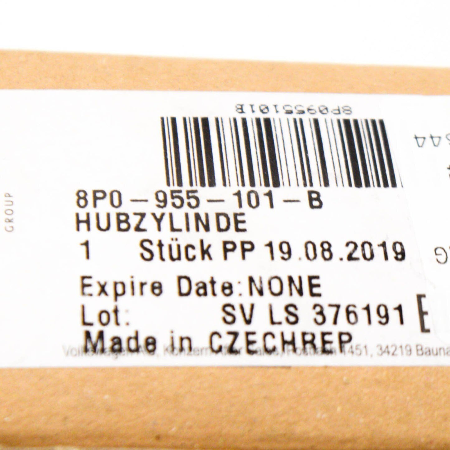 NEW AUDI A3 8P SPORTBACK LEFT HEADLIGHT WASHER SPRAY NOZZLE 8P0955101B ORIGINAL