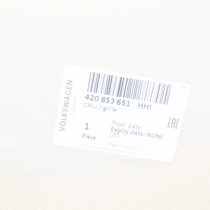 NEW AUDI R8 42 FRONT RADIATOR GRILLE 420853651HHI ORIGINAL