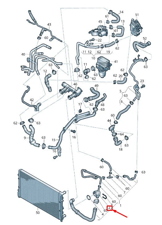 NEW VW SHARAN 7N QUICK ACTING COUPLING 7N0122291E