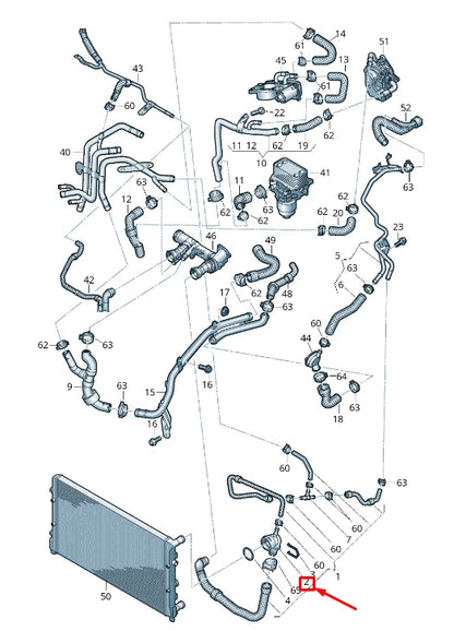 NEW VW SHARAN 7N QUICK ACTING COUPLING 7N0122291E