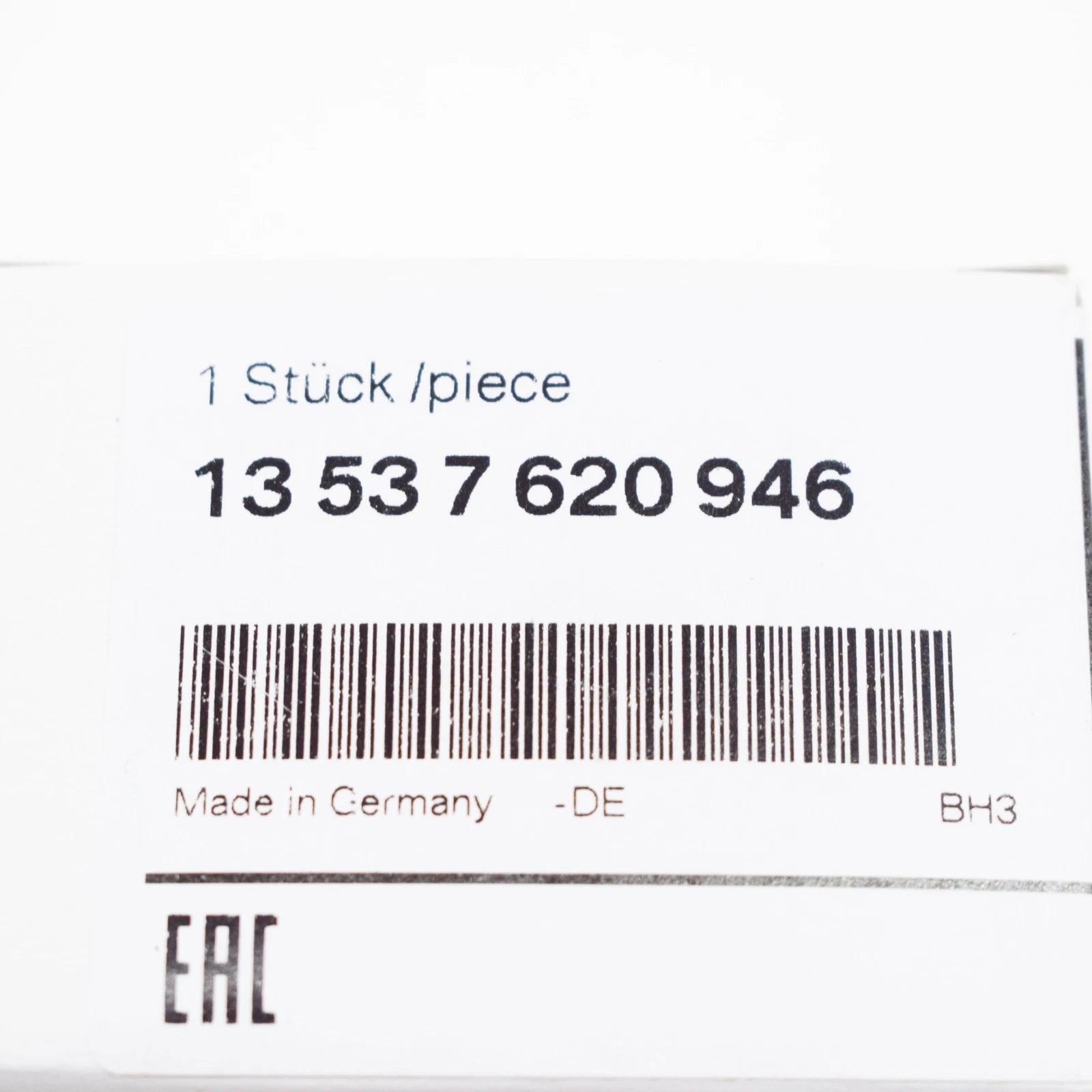 NEW BMW 1 E88 FUEL HIGH-PRESSURE SENSOR 7620946 13537620946 ORIGINAL