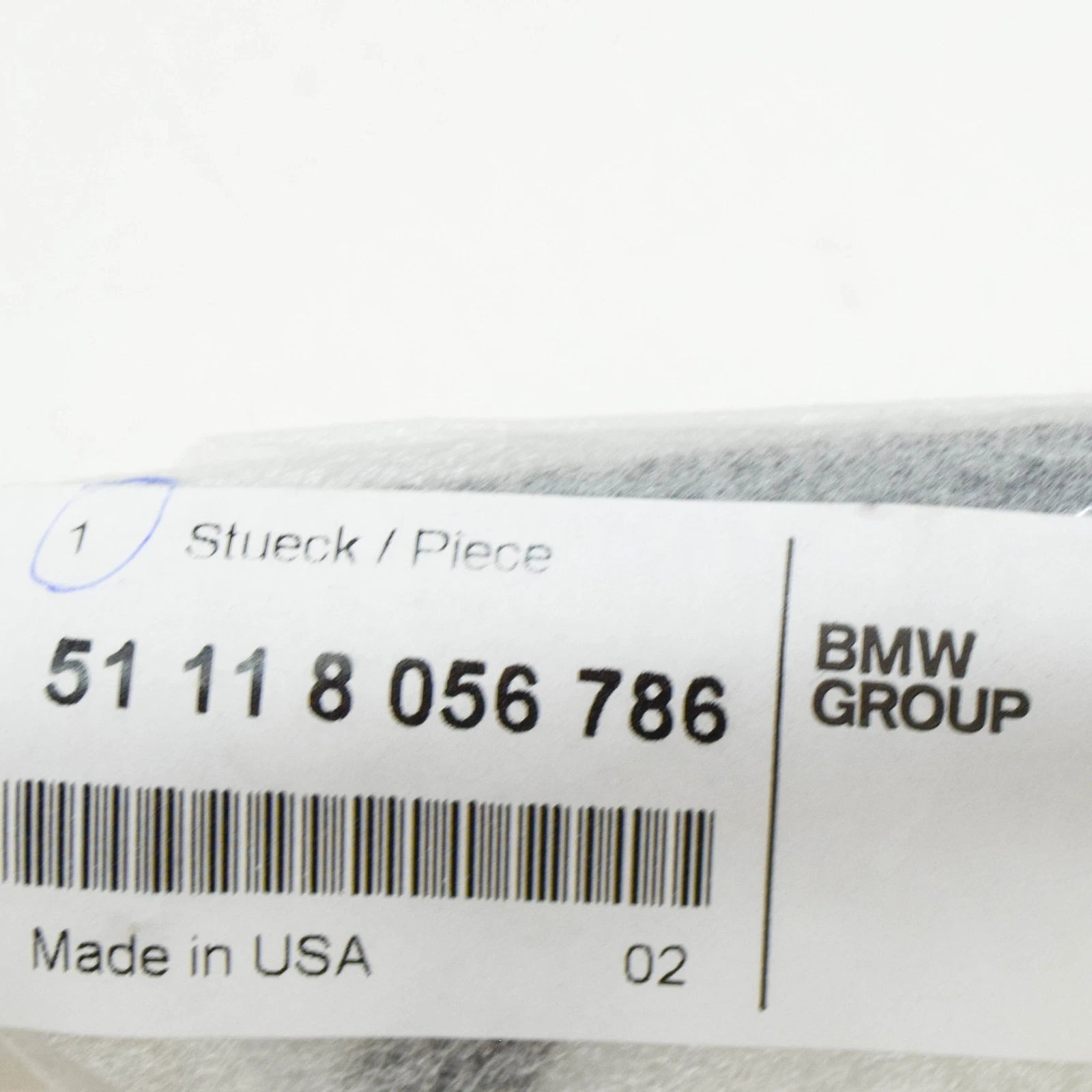 NEW BMW X5 E70 FRONT RIGHT GRILLE TRIM INSERT MOLDING 51118056786 ORIGINAL