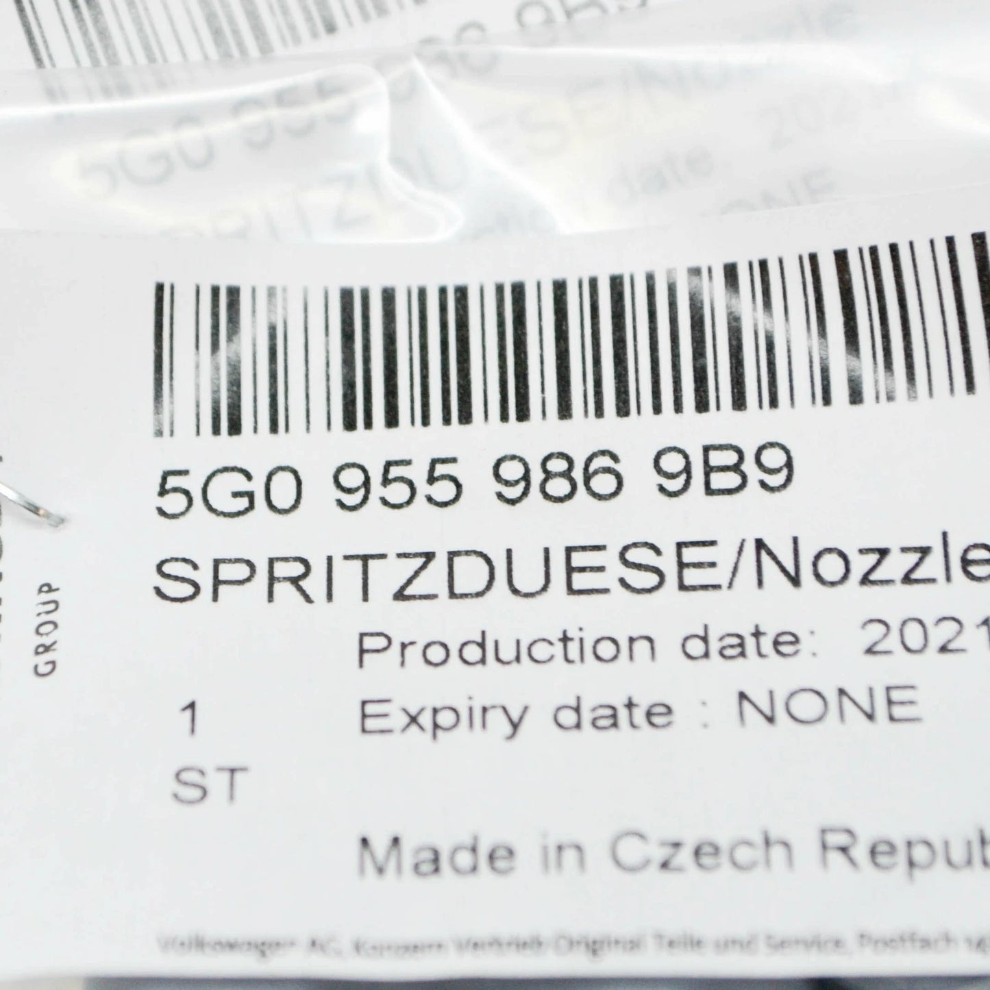 NEW VW ARTEON 3H7 FRONT WINDSCREEN NOZZLE JET HEATED 5G09559869B9