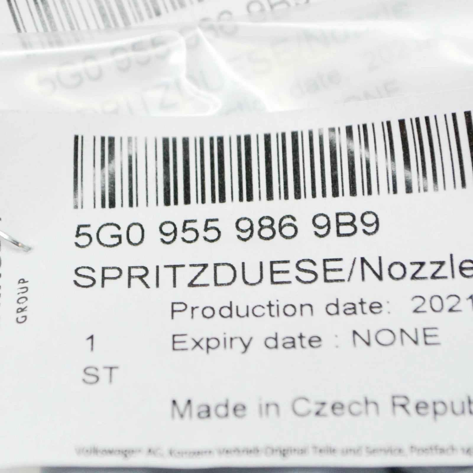 NEW VW ARTEON 3H7 FRONT WINDSCREEN NOZZLE JET HEATED 5G09559869B9