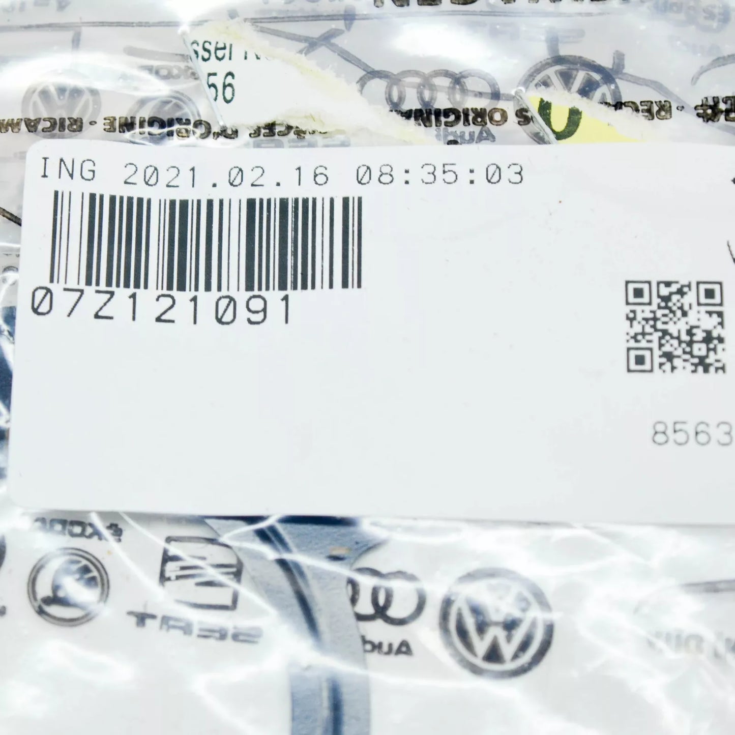 NEW VW TOUAREG 7L ENGINE COOLANT THERMOSTAT GASKET SEAL 07Z121091 ORIGINAL