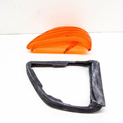 NEW MB SL R107 FRONT LEFT ORANGE BLINKER LAMP LENS A0008200066 ORIGINAL