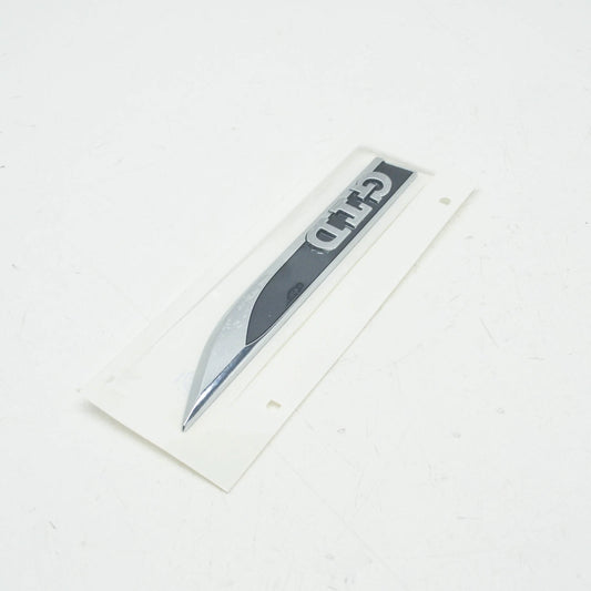 NEW VOLKSWAGEN GOLF MK7 GTD FRONT RIGHT FENDER WING BADGE 5G0853688BBCMT