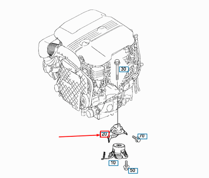 new mercedes-benz glc x253 front right floor protection a2052410534 original