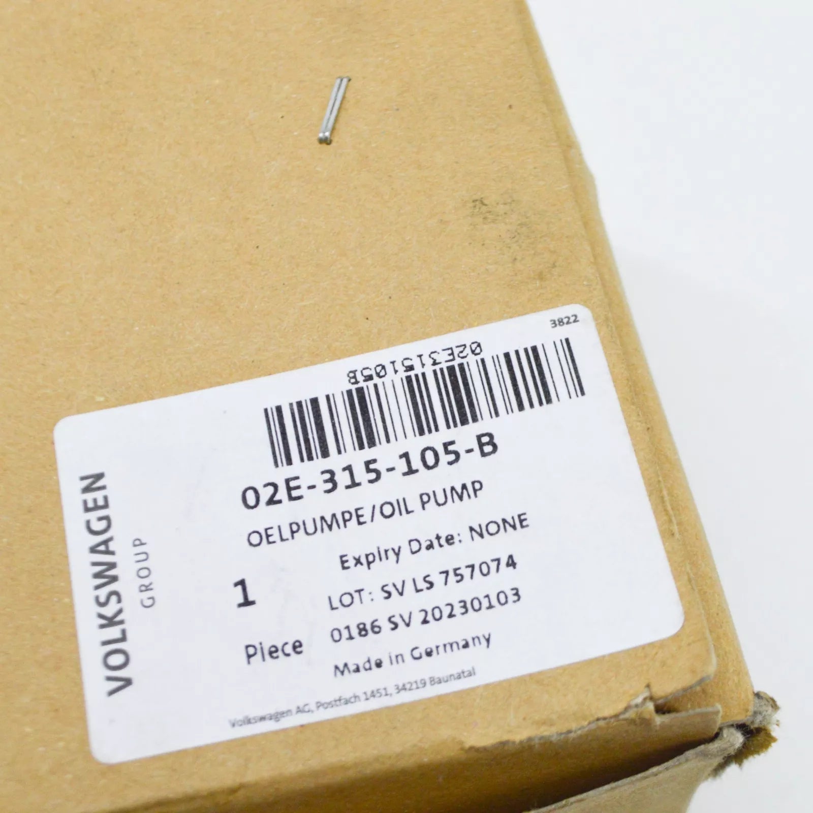 NEW AUDI A4 CABRIO 8H TRANSMISSION OIL PUMP 02E315105B ORIGINAL