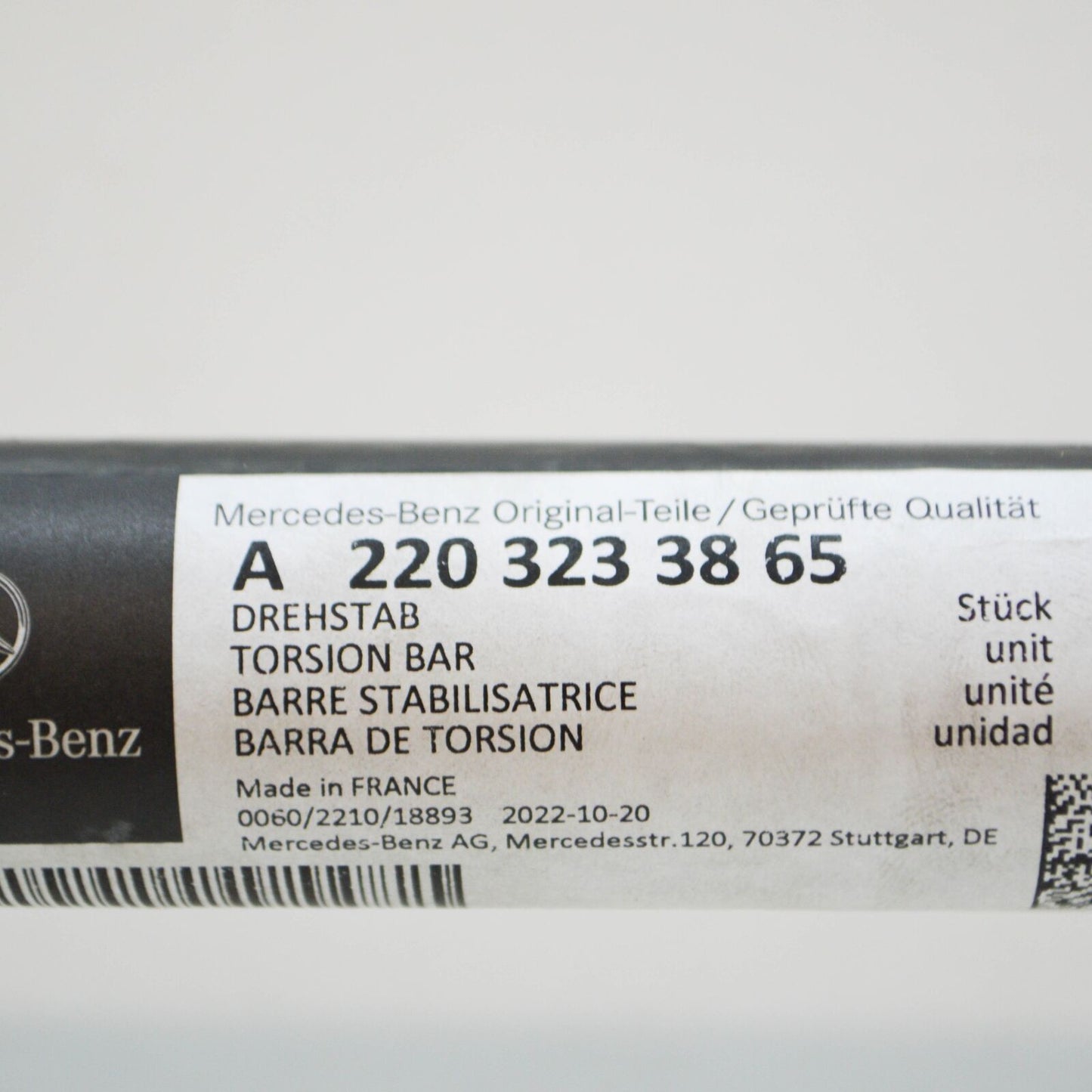 new mercedes-benz s w220 front stabilizer sway bar a2203233865 original