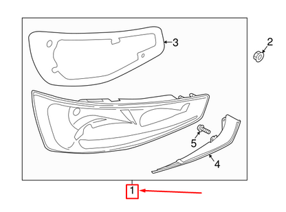new audi q3 8u rear right upper taillight 8u0945094d original