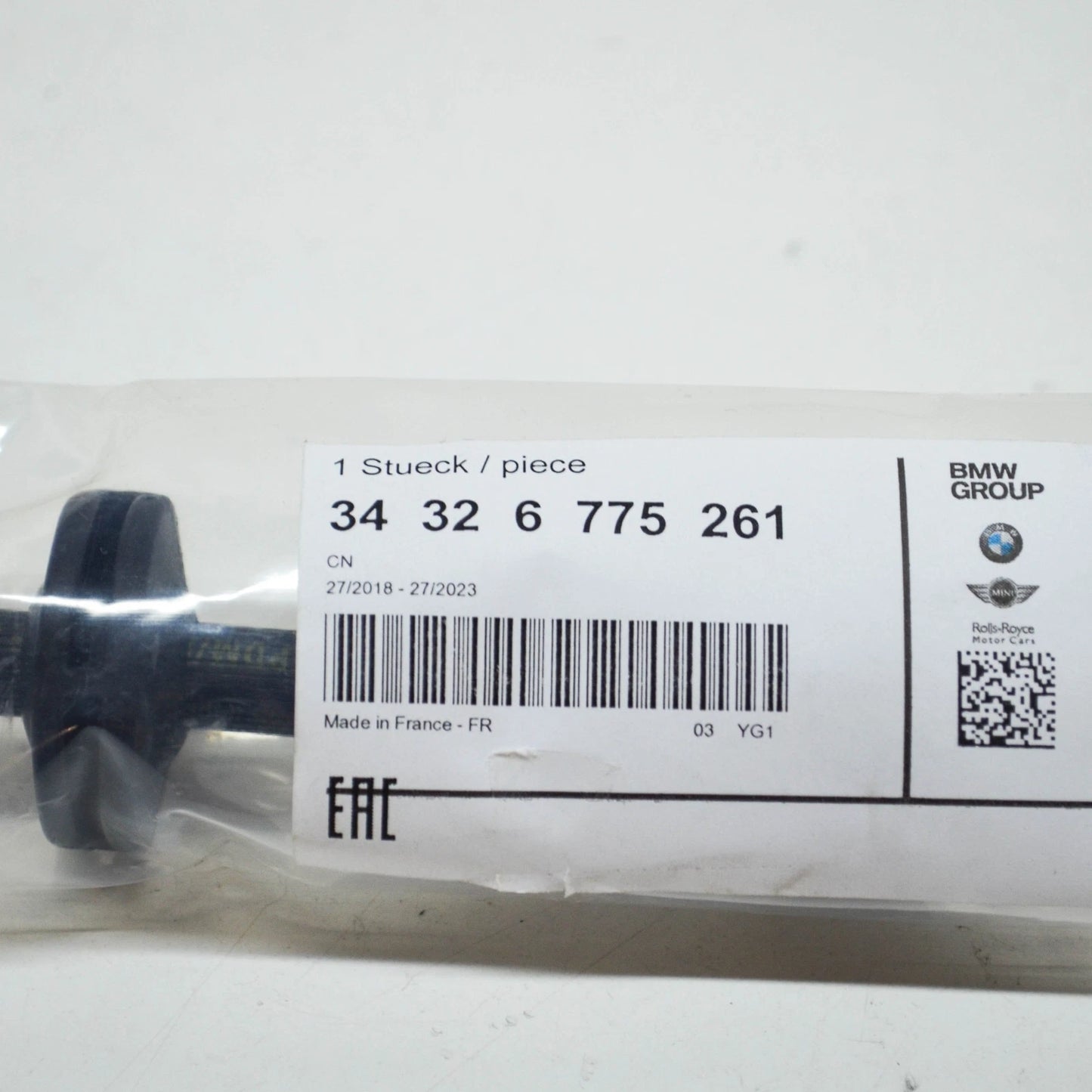 NEW BMW 7 F01, F02 FRONT BRAKE PIPE 6775261 34326775261 ORIGINAL