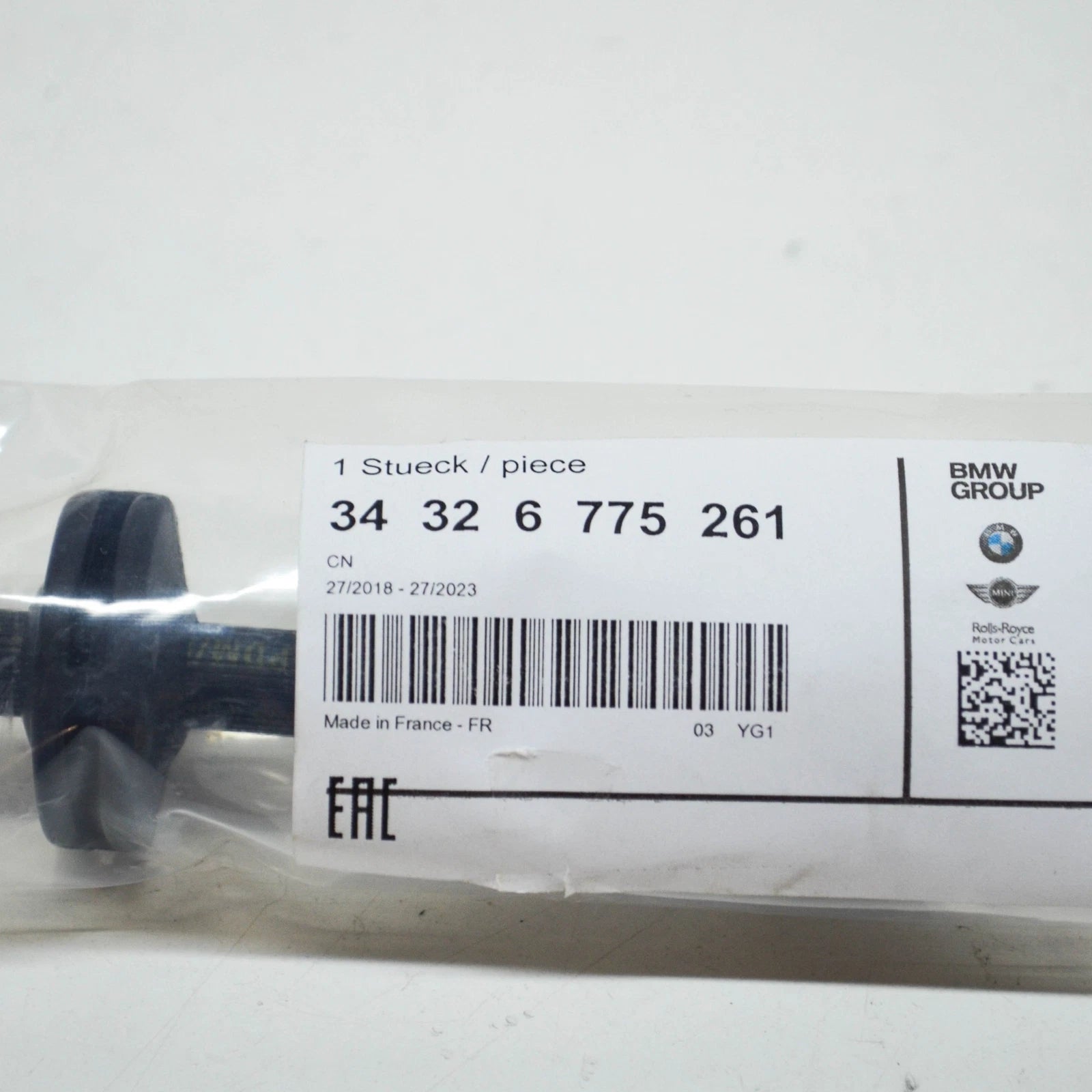 NEW BMW 7 F01, F02 FRONT BRAKE PIPE 6775261 34326775261 ORIGINAL