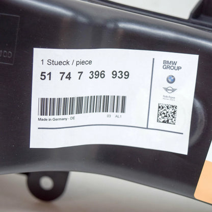 NEW BMW 3 F30 AIR SUPPLY HOSE PIPE 51747396939 7396939 2015 ORIGINAL