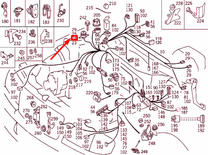 NEW MERCEDES-BENZ C W202 DIAGNOSIS BOX CAP A2025450503 ORIGINAL