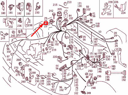 NEW MERCEDES-BENZ C W202 DIAGNOSIS BOX CAP A2025450503 ORIGINAL