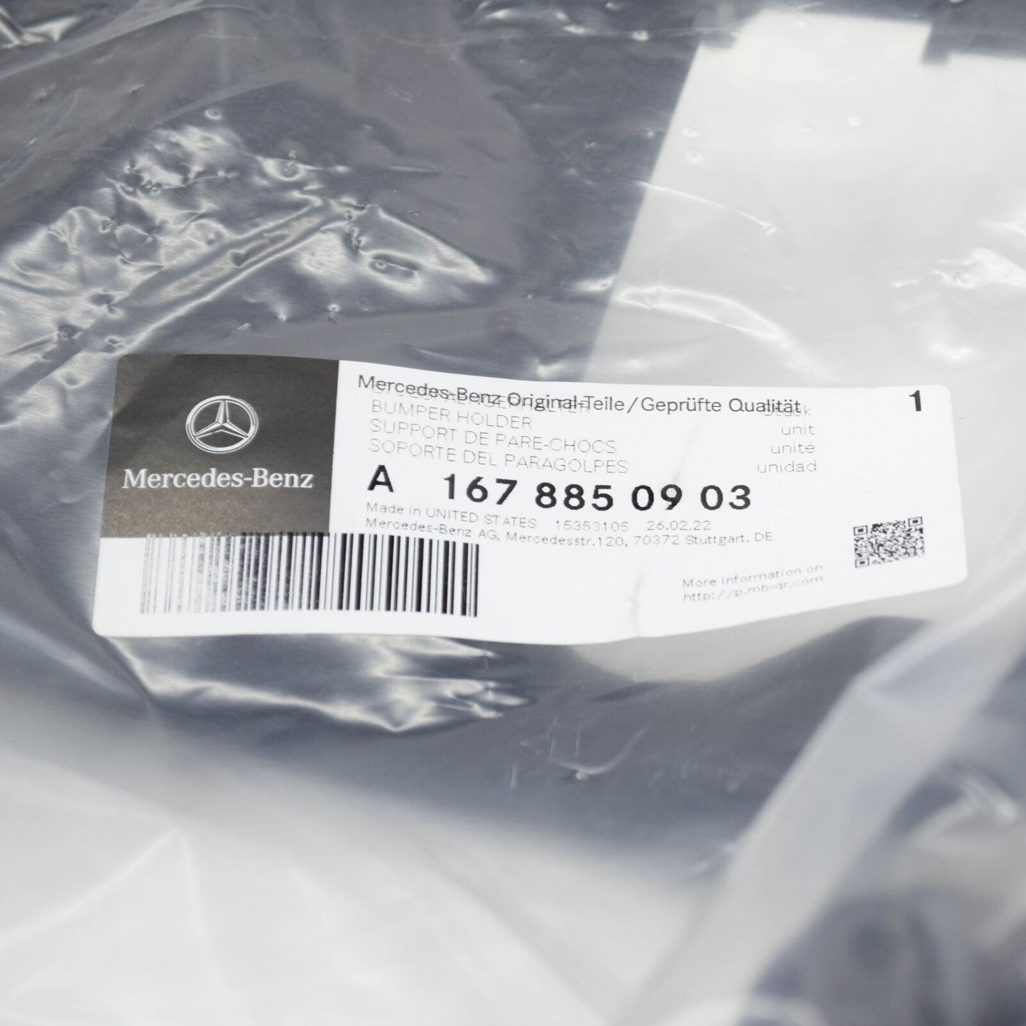 NEW MERCEDES-BENZ GLE W167 REAR TAILPIPE LEFT TRIM HOLDER A1678850903 ORIGINAL