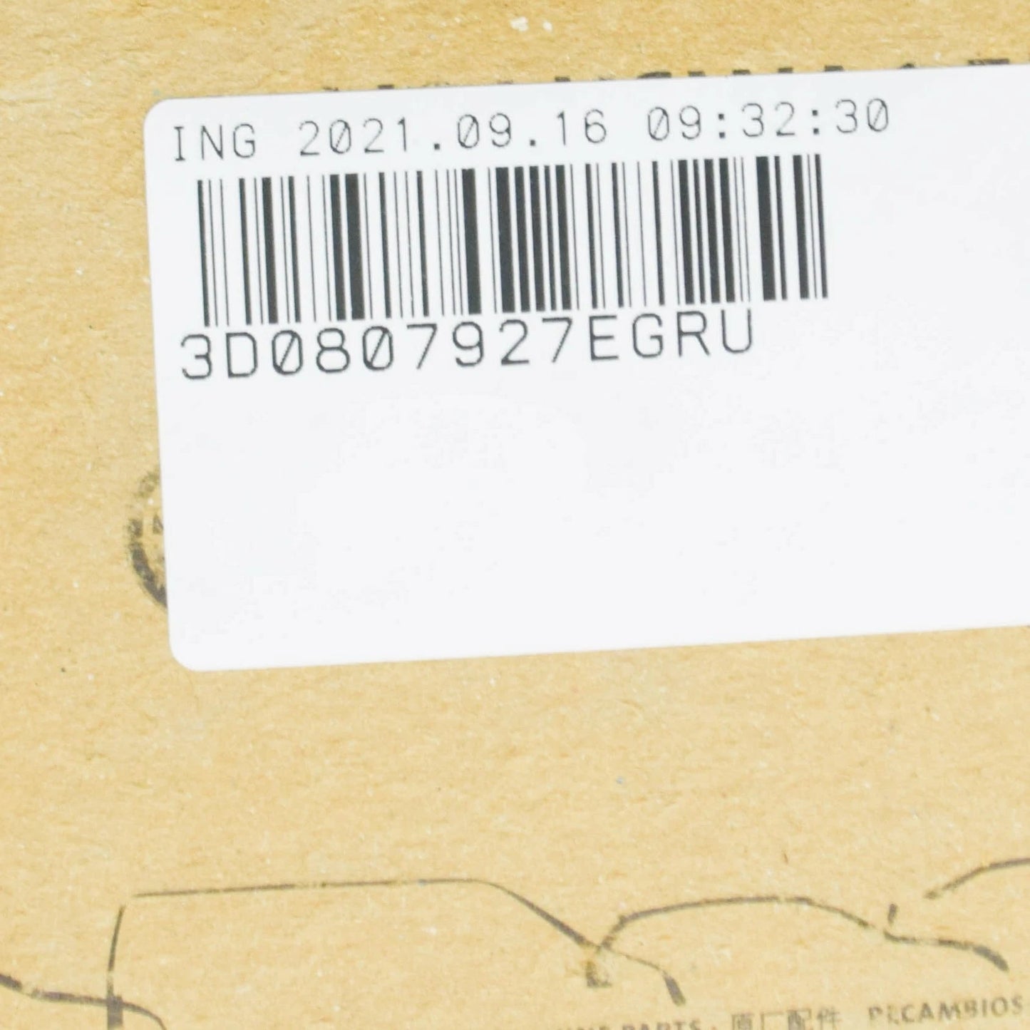 NEW VW PHAETON 3D FRONT HEADLIGHT WASHER COVER CAP LEFT 3D0807927EGRU