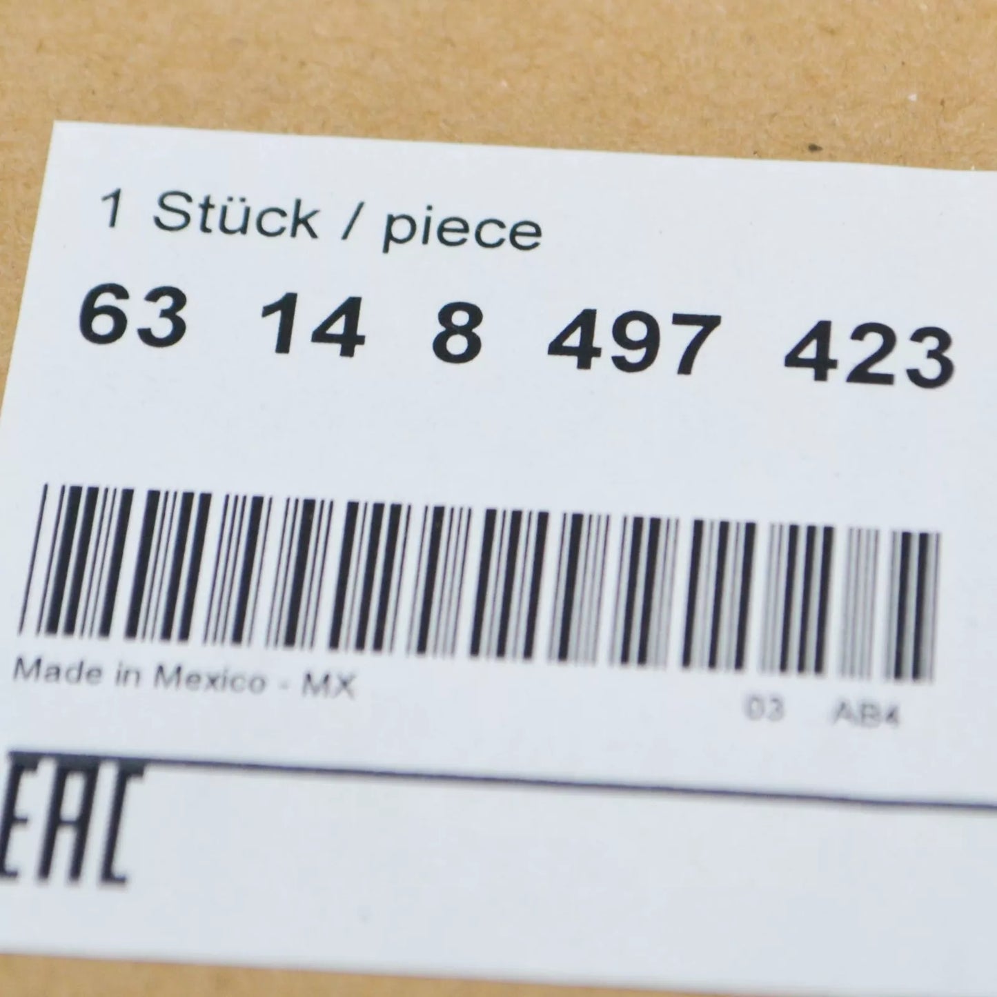 NEW BMW X4 G02 REAR BUMPER LEFT REFLECTOR 63148497423 ORIGINAL