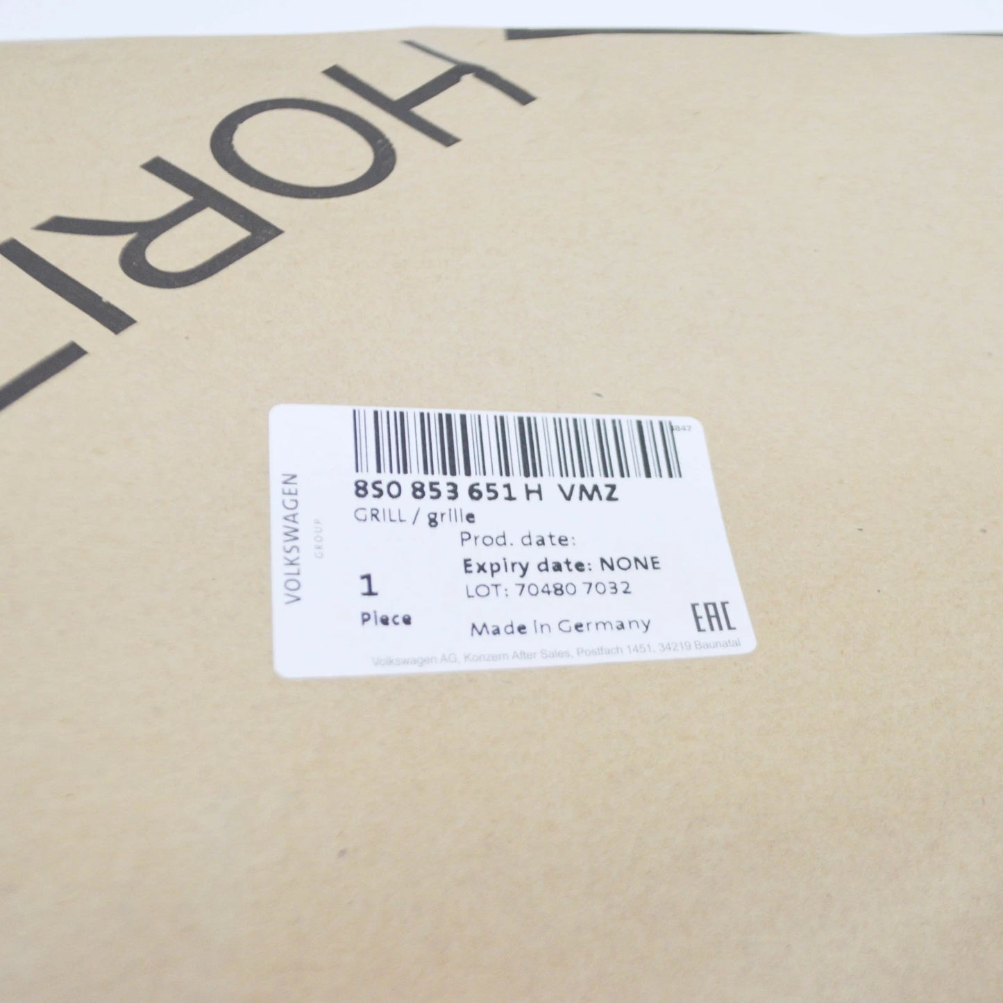 NEW AUDI TT FV FRONT RADIATOR GRILLE 8S0853651HVMZ 8S0853651H VMZ ORIGINAL