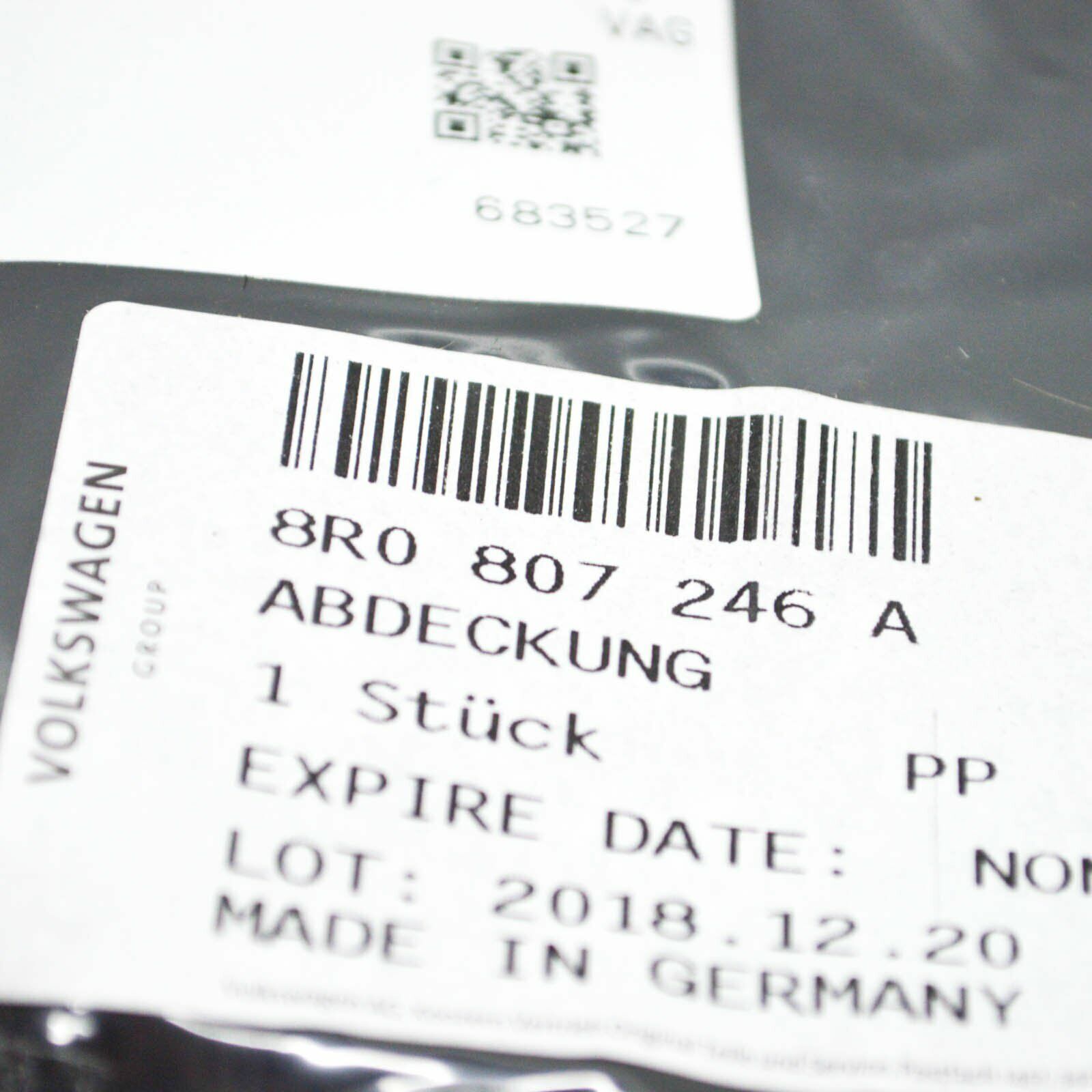 NEW AUDI Q5 8R FRONT BUMPER RIGHT COVER 8R0807246A ORIGINAL