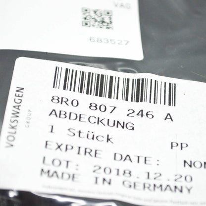 NEW AUDI Q5 8R FRONT BUMPER RIGHT COVER 8R0807246A ORIGINAL