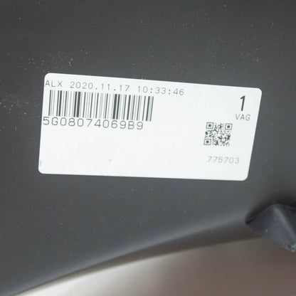 NEW VW GOLF MK7 FRONT RIGHT AIR GUIDE CHANNEL 5G08074069B9