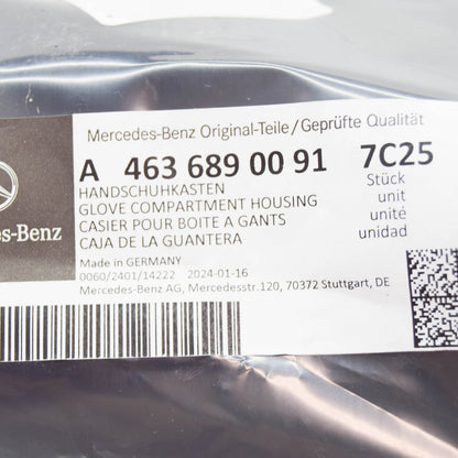 NEW MERCEDES-BENZ G W463 GLOVE COMPARTMENT HOUSING LHD A46368900917C25 ORIGINAL