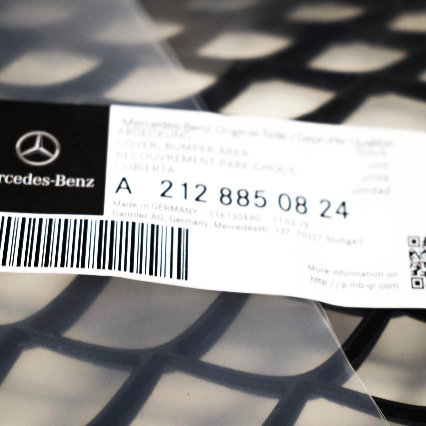 NEW MERCEDES-BENZ E-CLASS W212 FRONT RIGHT GRILLE A2128850824 ORIGINAL