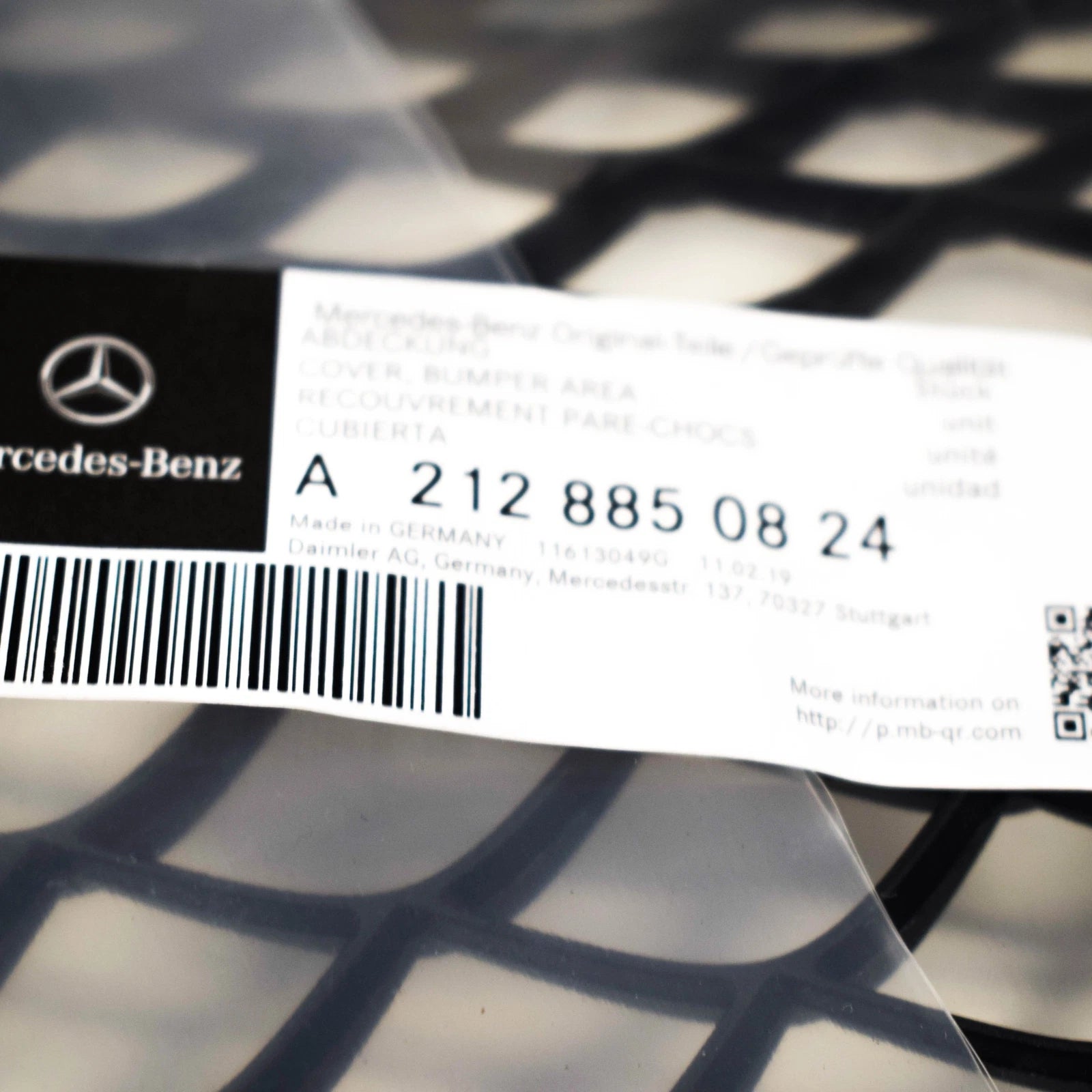 NEW MERCEDES-BENZ E-CLASS W212 FRONT RIGHT GRILLE A2128850824 ORIGINAL