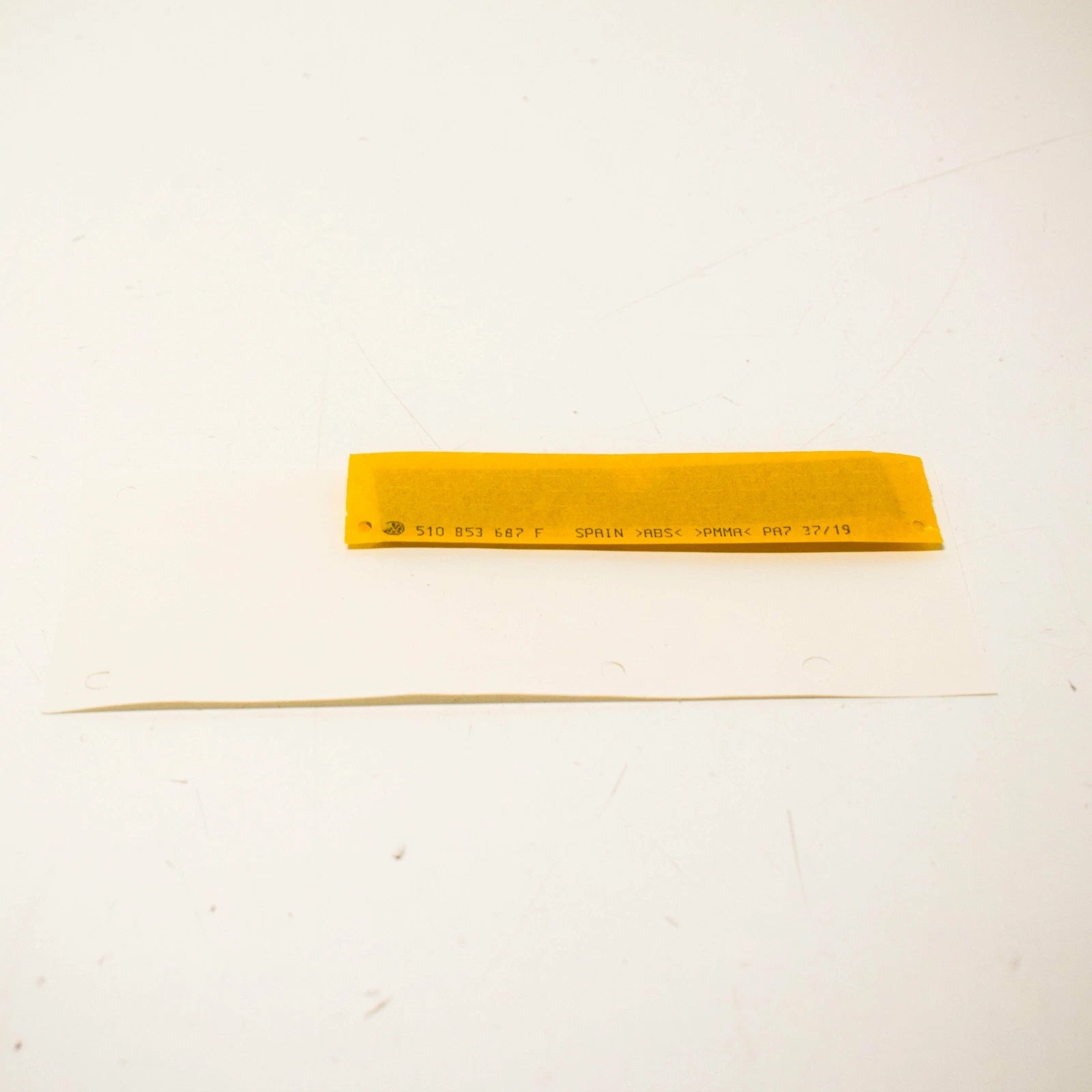 NEW VW GOLF SV REAR BUMPER EMBLEM BADGE LOGO 510853687FGMV