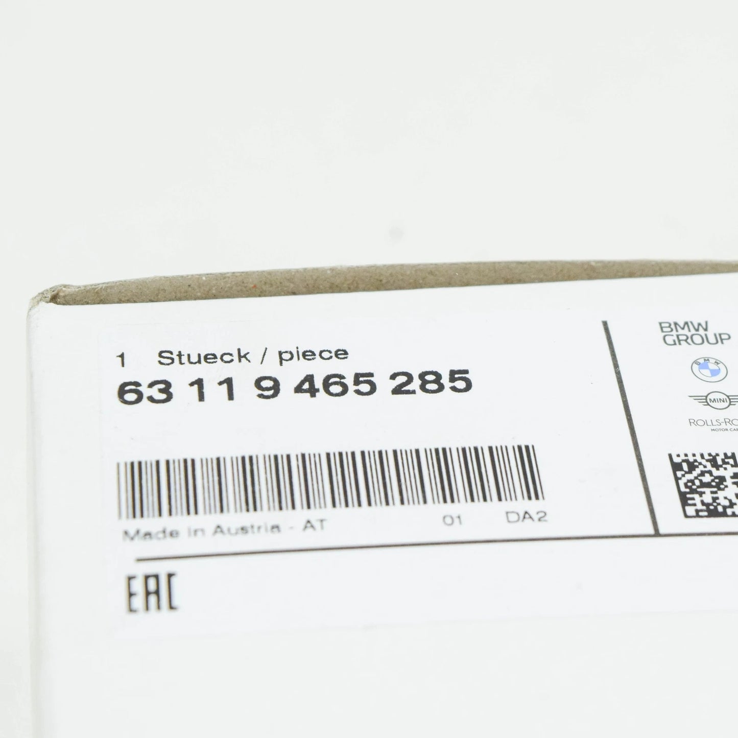 NEW BMW 7 G11,G12 FRONT LEFT LED LIGHTS CONTROL UNIT 9465285 63119465285