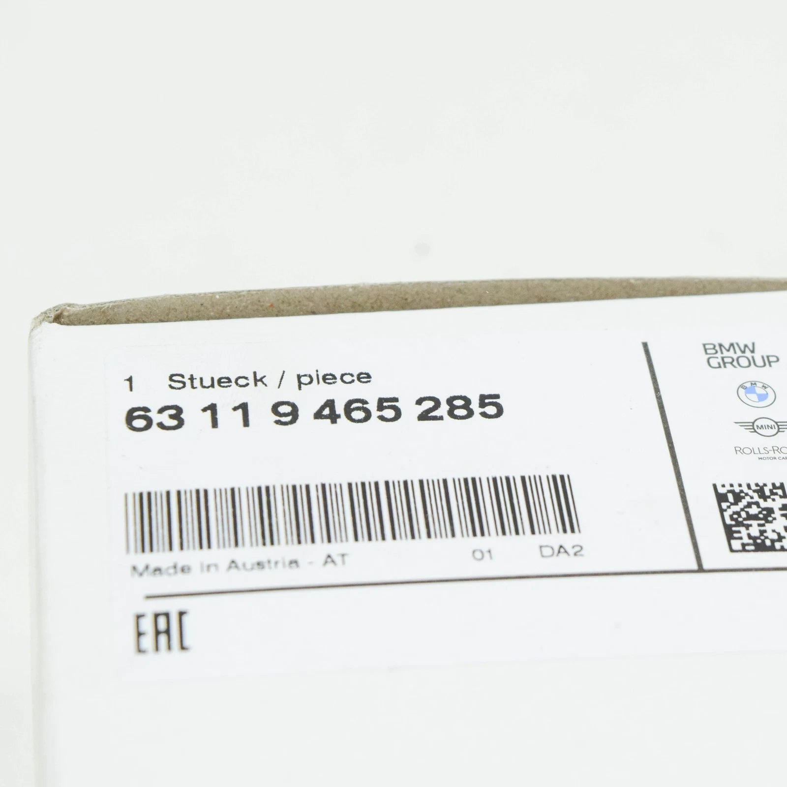 NEW BMW 7 G11,G12 FRONT LEFT LED LIGHTS CONTROL UNIT 9465285 63119465285