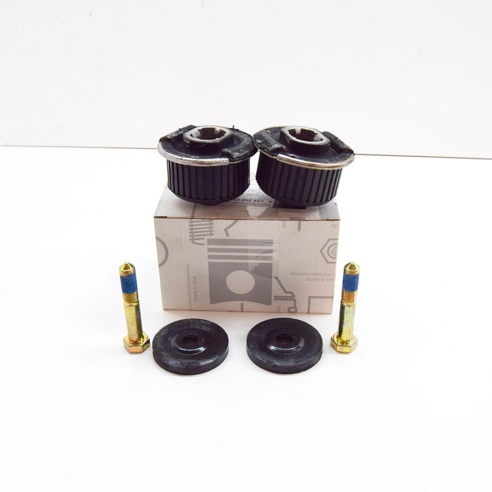 NEW MERCEDES-BENZ E W124 REAR SUBFRAME BEAM REPAIR KIT A1243500341 ORIGINAL