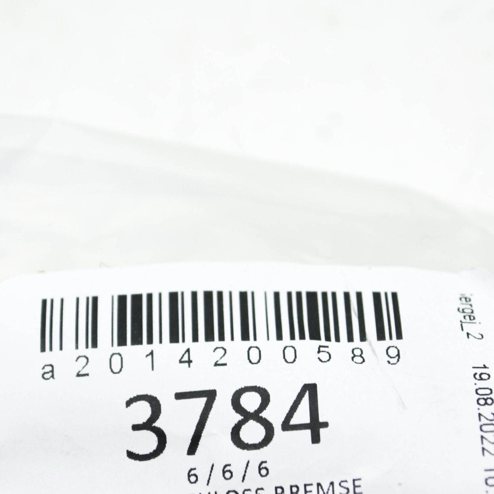 NEW MERCEDES-BENZ W168 REAR BRAKE DRUM SHOE SHACKLE A2014200589 ORIGINAL