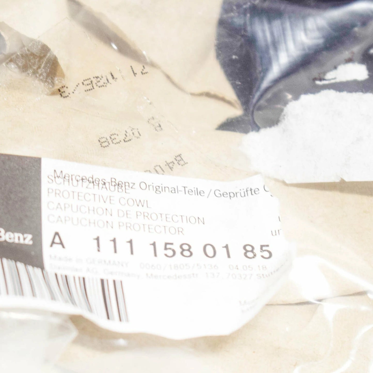 NEW MERCEDES-BENZ E-CLASS W210 ENGINE COVER A1111580185 ORIGINAL