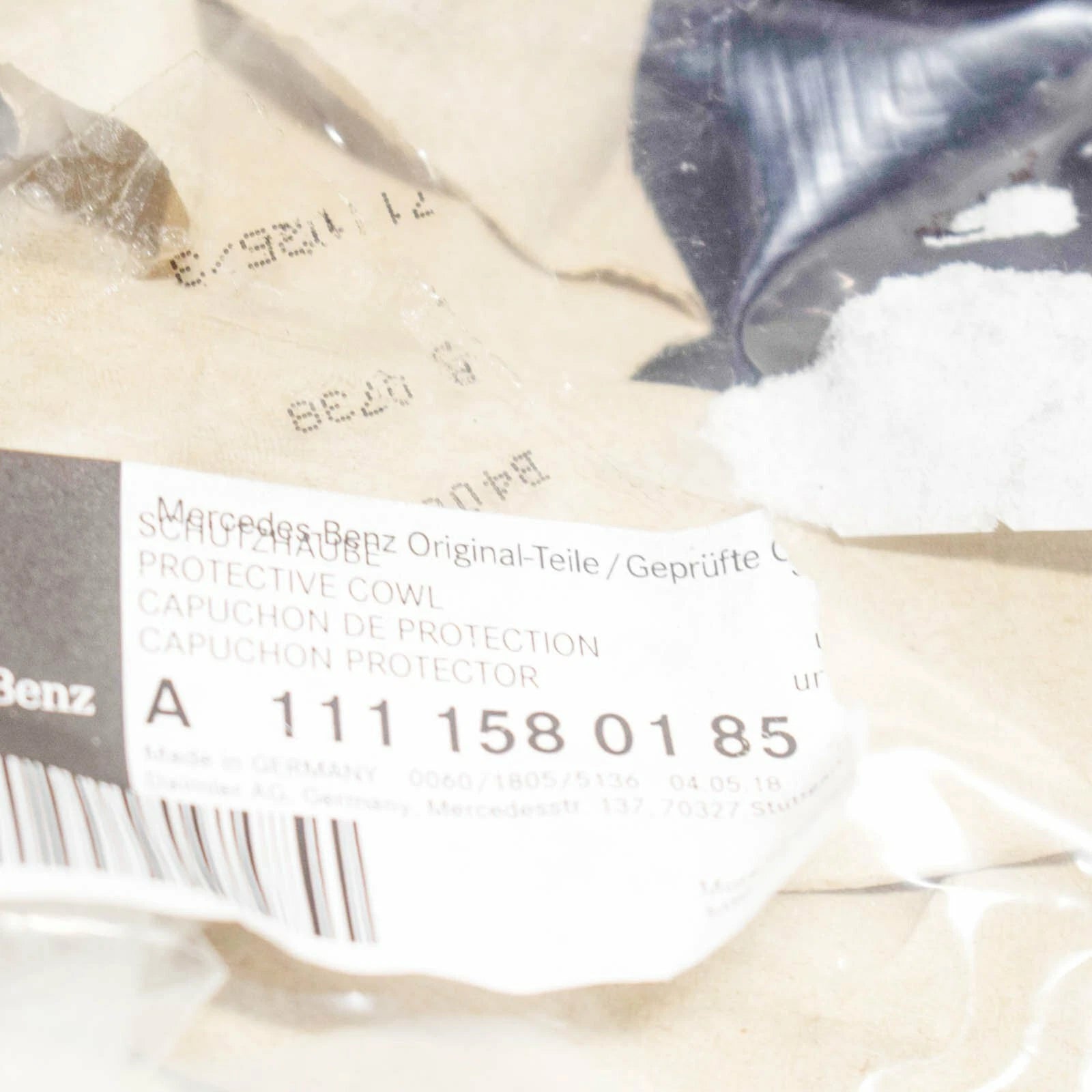 NEW MERCEDES-BENZ E-CLASS W210 ENGINE COVER A1111580185 ORIGINAL