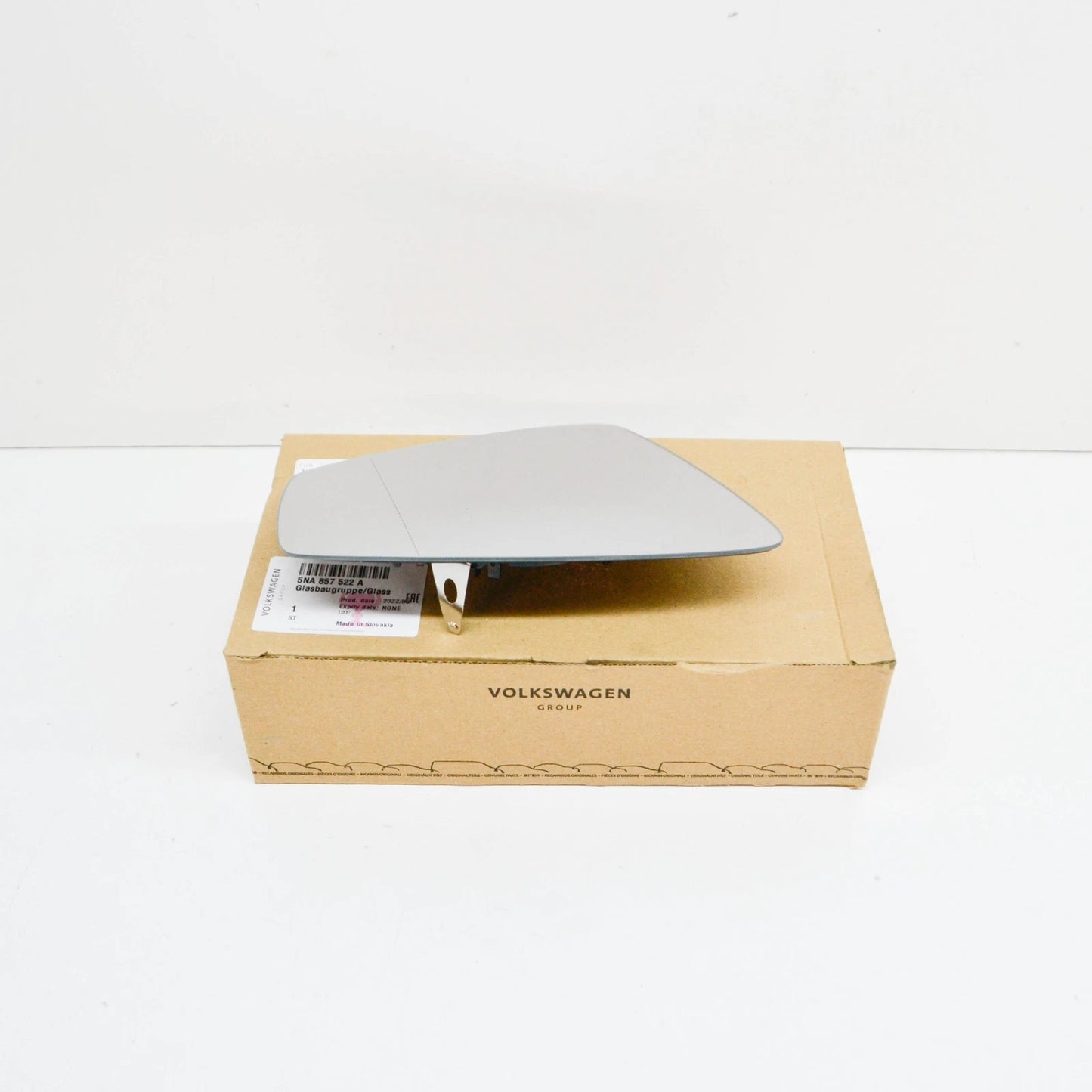 NEW VOLKSWAGEN TIGUAN AD FRONT RIGHT DOOR MIRROR GLASS RHD 5NA857522A