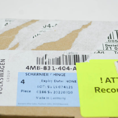 NEW AUDI Q8 4MN FRONT RIGHT LOWER DOOR HINGE 4M8831404A ORIGINAL