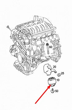 NEW MERCEDES-BENZ E-CLASS W211 LEFT ENGINE MOUNT A2112403017