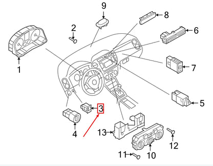 NEW VW TIGUAN 5N INSTRUMENT LIGHT RHEOSTAT 5M0941334AREH