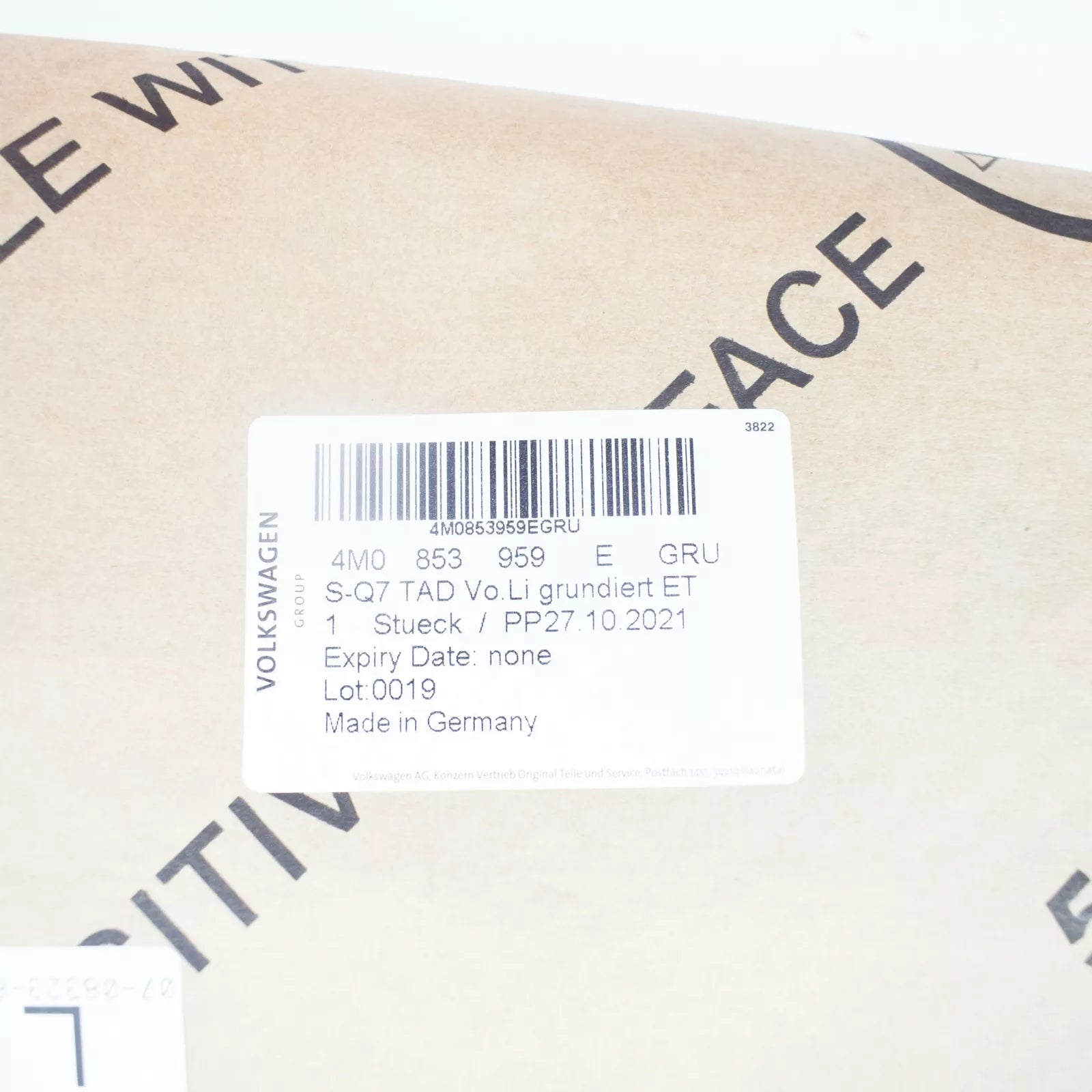 NEW AUDI Q7 4M FRONT LEFT DOOR LOWER COVER TRIM 4M0853959EGRU ORIGINAL