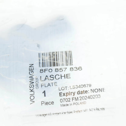 NEW AUDI A1 8X REAR THREE-POINT SAFETY BELT CENTER STRAP 8F0857836 ORIGINAL